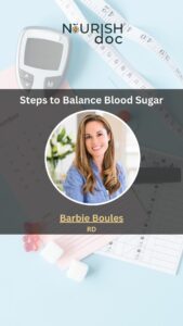 Steps to Balance Blood Sugar